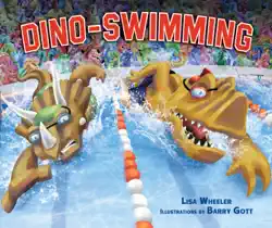 dino-swimming book cover image