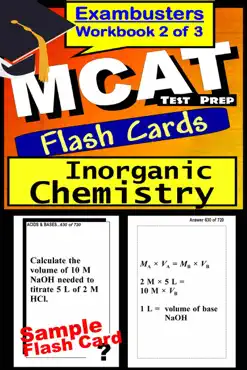 mcat test prep inorganic chemistry review--exambusters flash cards--workbook 2 of 3 book cover image