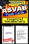 ASVAB Test Prep Essential Vocabulary Review--Exambusters Flash Cards--Workbook 1 of 8 synopsis, comments