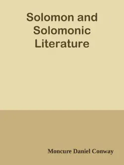 solomon and solomonic literature book cover image