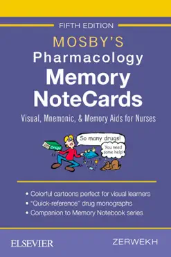 mosby's pharmacology memory notecards book cover image