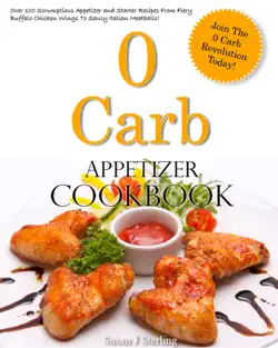 0 carb appetizer cookbook book cover image