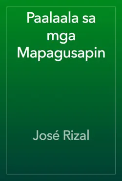 paalaala sa mga mapagusapin book cover image
