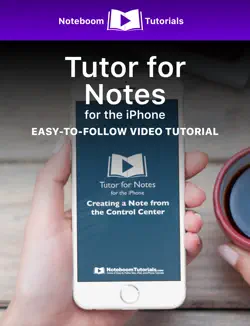 tutor for notes for the iphone book cover image