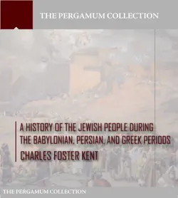 a history of the jewish people during the babylonian, persian and greek periods book cover image