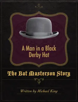 a man in a black derby hat book cover image