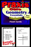 PRAXIS Core Test Prep Geometry Review--Exambusters Flash Cards--Workbook 8 of 8 synopsis, comments