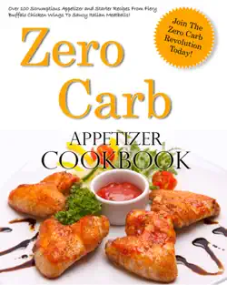 zero carb appetizer cookbook book cover image