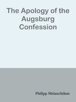 the apology of the augsburg confession book cover image