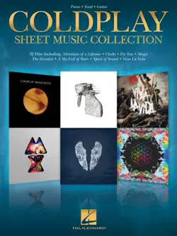coldplay sheet music collection book cover image
