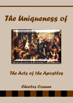 the uniqueness of the acts of the apostles book cover image