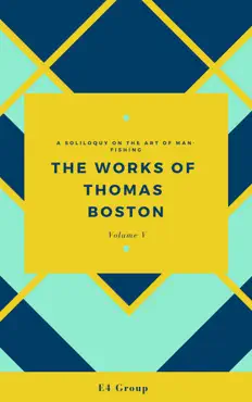 the works of thomas boston, volume v book cover image