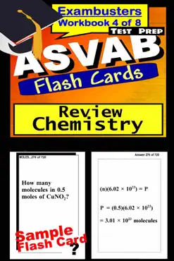 asvab test prep chemistry review--exambusters flash cards--workbook 4 of 8 book cover image