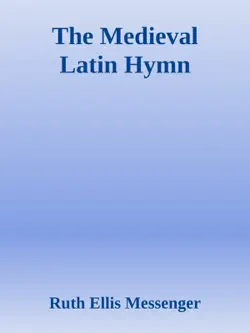 the medieval latin hymn book cover image