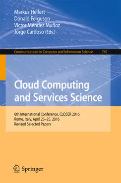 cloud computing and services science book cover image