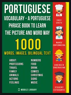 portuguese vocabulary - a portuguese phrase book to learn the picture and word way book cover image
