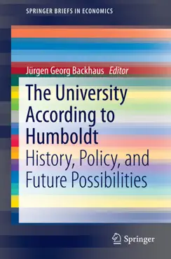the university according to humboldt book cover image