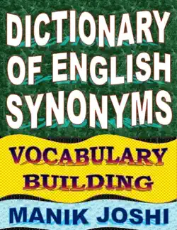 dictionary of english synonyms imagen de la portada del libro