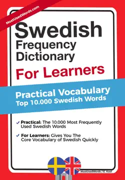 swedish frequency dictionary for learners - practical vocabulary - top 10.000 swedish words book cover image
