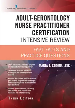 adult-gerontology nurse practitioner certification intensive review, third edition book cover image