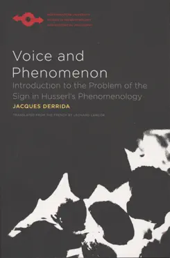 voice and phenomenon book cover image