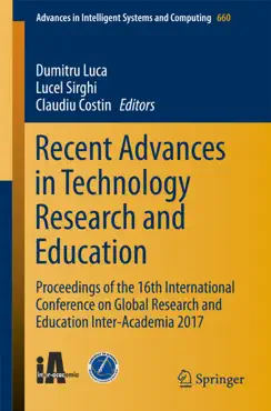 recent advances in technology research and education book cover image