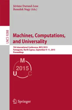 machines, computations, and universality book cover image