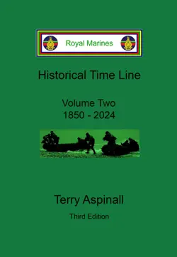 royal marines historical time line. volume two third edition. book cover image