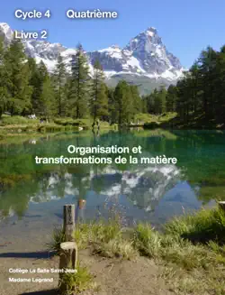 organisation et transformations de la matière book cover image