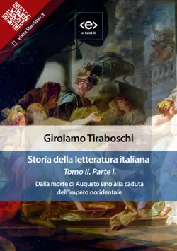 storia della letteratura italiana del cav. abate girolamo tiraboschi – tomo 2. – parte 1 imagen de la portada del libro