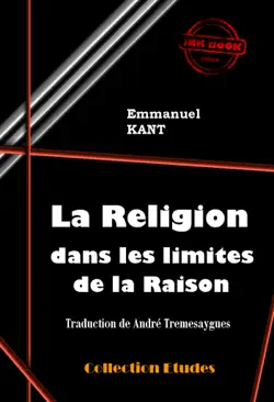 la religion dans les limites de la raison imagen de la portada del libro
