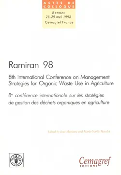 ramiran 98. proceedings of the 8th international conference on management strategies for organic waste in agriculture book cover image