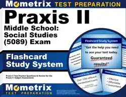 praxis ii middle school: social studies (5089) exam flashcard study system book cover image