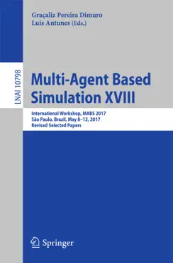 multi-agent based simulation xviii book cover image