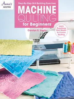 machine quilting for beginners book cover image