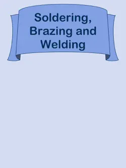 soldering, brazing and welding book cover image