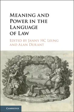 meaning and power in the language of law book cover image