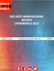 Big Data Warehousing Review of Oracle OpenWorld 2017 synopsis, comments