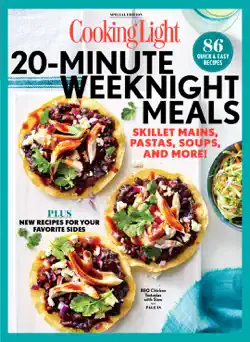 cooking light 20 minute weeknight meals book cover image