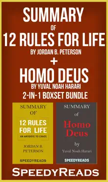summary of 12 rules for life: an antidote to chaos by jordan b. peterson + summary of homo deus by yuval noah harari 2-in-1 boxset bundle imagen de la portada del libro