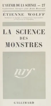 la science des monstres imagen de la portada del libro
