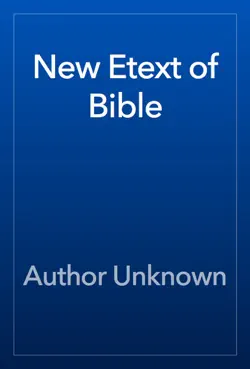 new etext of bible book cover image