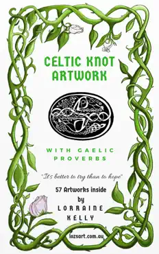 celtic knot artwork with gaelic proverbs book cover image