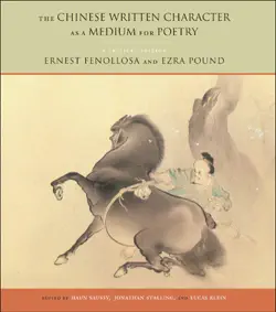 the chinese written character as a medium for poetry book cover image