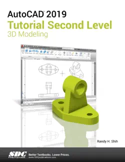 autocad 2019 tutorial second level 3d modeling book cover image
