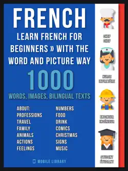 french - learn french for beginners - with the word and picture way book cover image