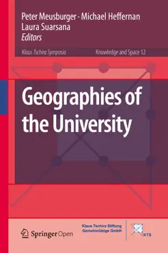 geographies of the university book cover image