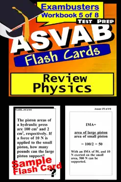 asvab test prep physics review--exambusters flash cards--workbook 5 of 8 book cover image