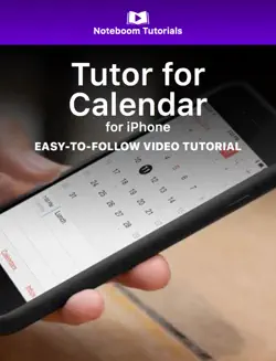 tutor for calendar for iphone book cover image