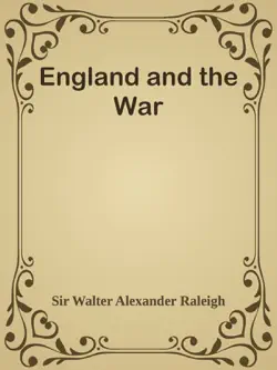 england and the war book cover image